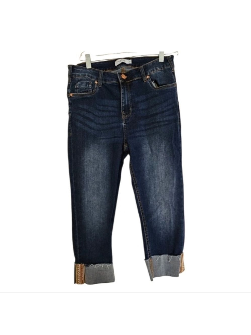 MY STYLE Cropped Denim Jeans Size 12